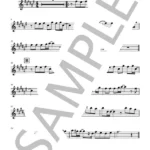 心の瞳／坂本九の楽譜のサンプル画像
