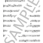 【代替テキスト】シングルベッド／シャ乱Qの楽譜のサンプル画像