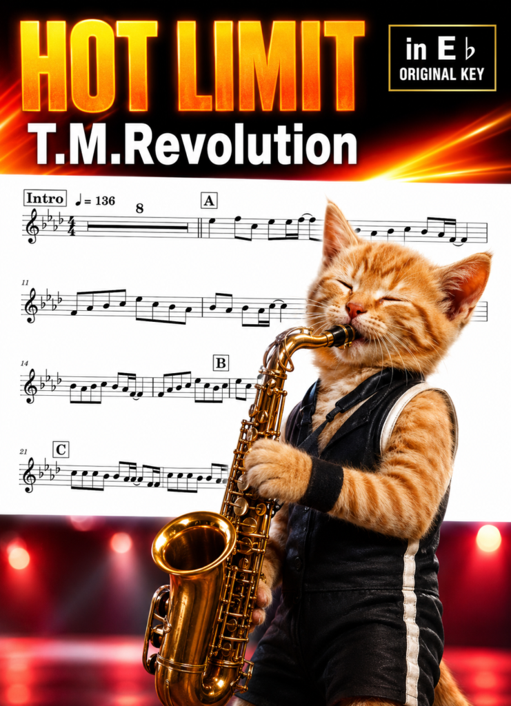 HOT LIMIT/T.M.Revolutionの楽譜のサンプル画像